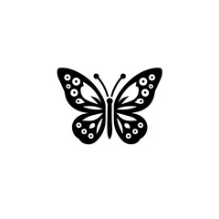 Butterfly icon vector.