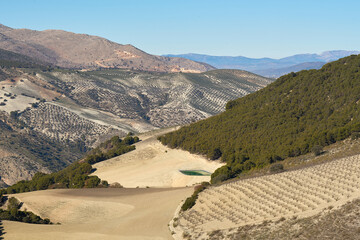 landscape in the mountains in Spain