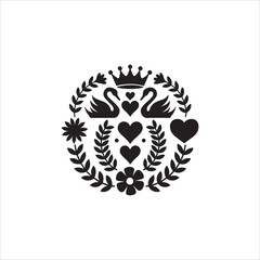 beautiful ornament vintage design