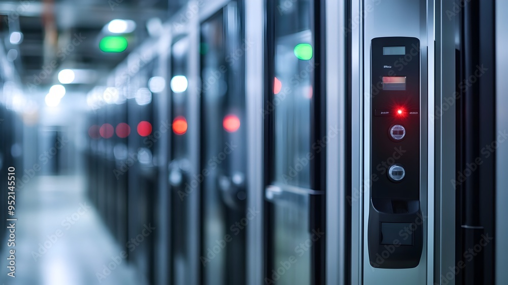 Poster Secure Access Control Panels for Controlling Entry Points in Modern Data Center Facilities  Advanced Electronic Interface and Automation System for Restricted Access to Critical IT Infrastructure