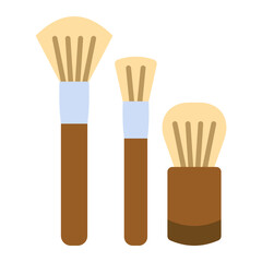 Makeup brushes Icon