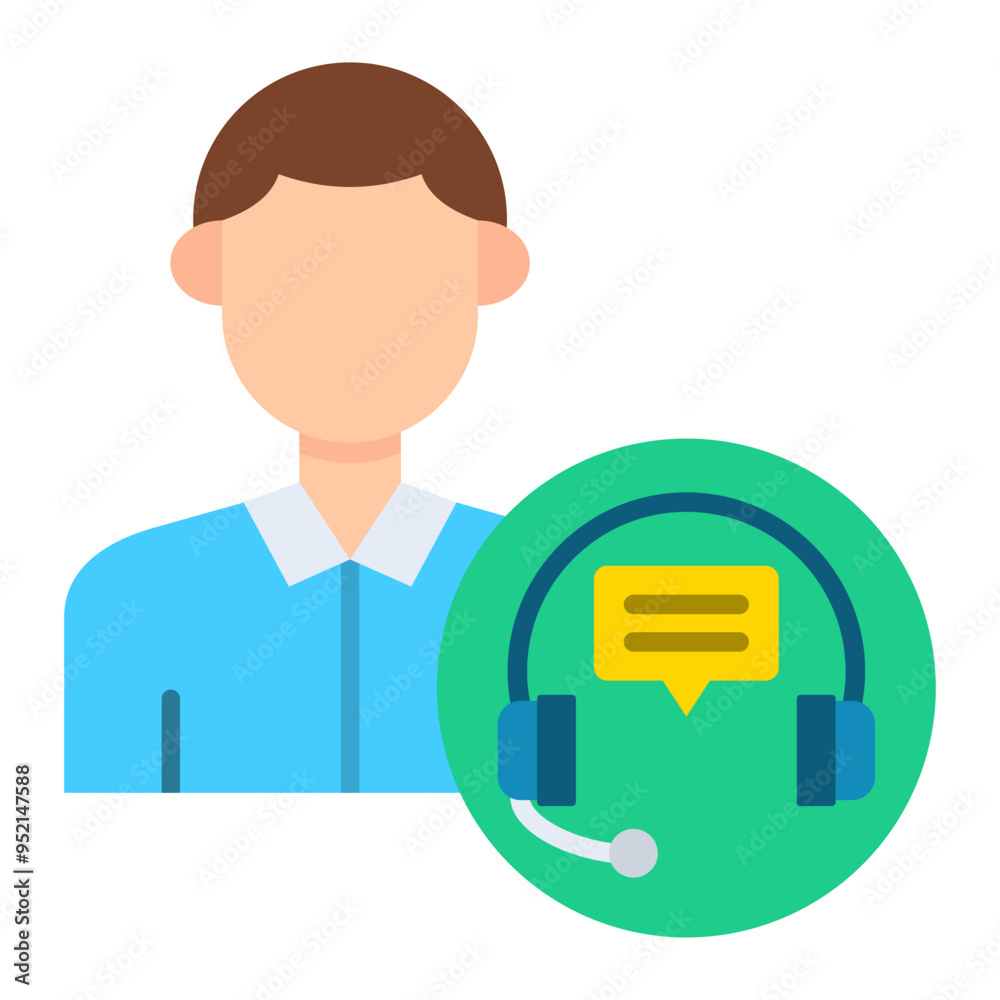 Poster customer support icon