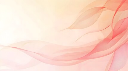 Elegant minimalistic slide background with soft pink and light peach tones leaving the center blank space for adding content such as text graphics or images  Ideal for professional presentations