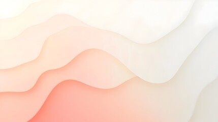 Minimalist gradient background featuring a soft blend of coral and cream colors leaving a blank center space ideal for adding text graphics or other content