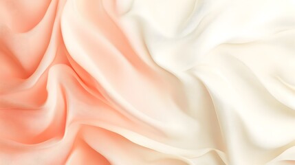 Soft Muted Coral and Cream Toned Minimalist Background with Blank Central Space for Flexible Content Placement or Customization