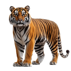 Obraz premium tiger isolated on white background
