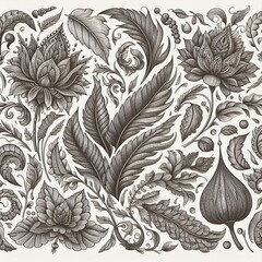 background  seamless floral pattern