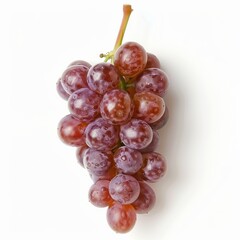 A bunch of grape fruit isolated over white background