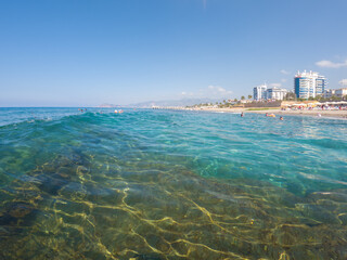 Clear water of the Mediterranean Sea