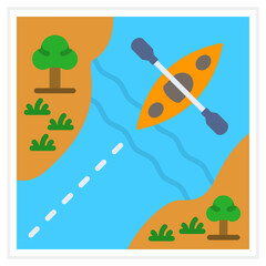 Kayaking Icon