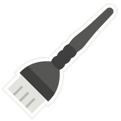 Fototapeta premium Hair dye brush Icon