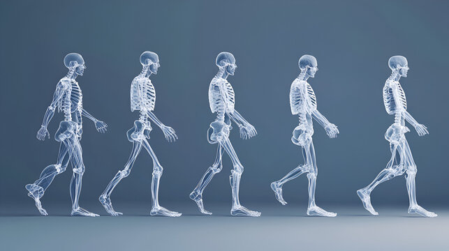 Physical Therapy skeleton  - Powered by Adobe