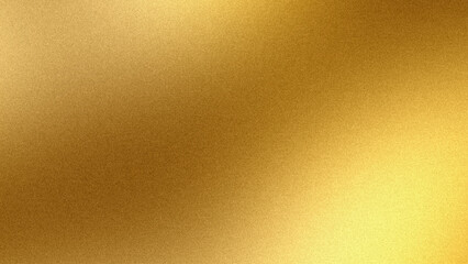 Grainy texture gold background. Abstract luxury background. Horizontal background.
