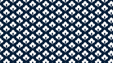 Fototapeta premium Flower pattern textile vintage color background Vector