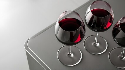 Different drinks on white background