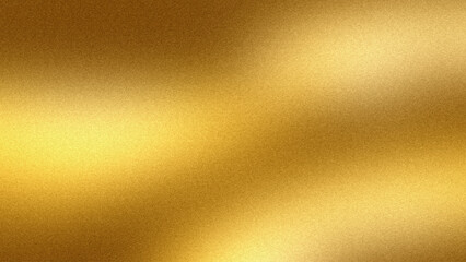 Grainy texture gold background. Abstract luxury background. Horizontal background.
