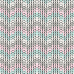 Fototapeta premium Knitted background pattern wallpaper knitting decorative print handmade textile knitting handiwork 