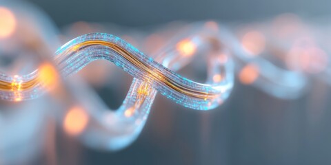 Abstract Visual Artistry: Dazzling Currents shuttling Through Transparent Electric Wires, Captivating the Dynamic Energy Flows, Graphic Resources, Wallpapers, Brochure, banner design, Advertising, 