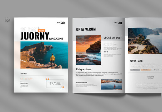 Travel Magazine Template