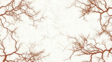Obraz premium Delicate branches stretch across a light background, forming a beautiful organic pattern that captivates the eye