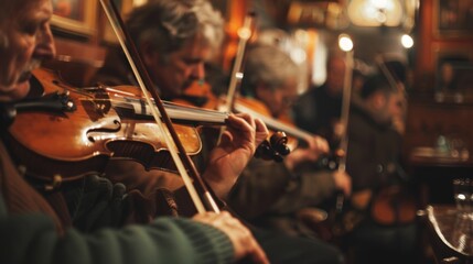 Traditional Irish Music Session Pub