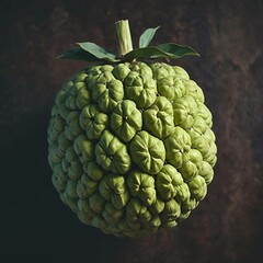 Fototapeta premium green apples on a branch