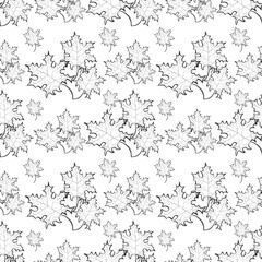 leaves and tropical Hand drawn seamless patterns, Oriental damask for fabric, clothing, wrapping paper, cover, rug, home decor, abstract geometric background texture. Beautiful pattern in vector file.