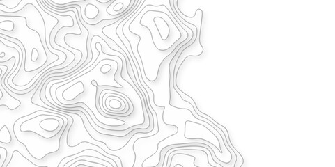 Abstract topo map wave line area space topography.  vector digital grid counter line map. topo stripe line topographical black line and white minimal texture background.	
