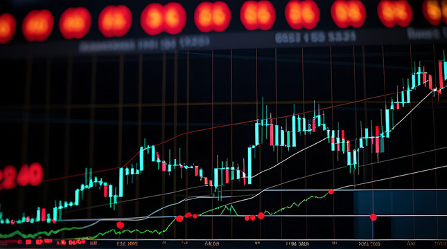 dramatic bitcoin price chart showing steep decline red indicators