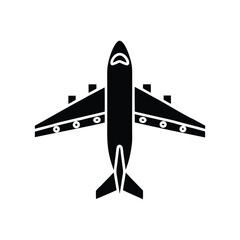 Plane icon vector icon on  White Vector Background.