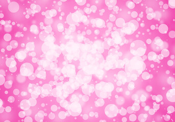 pink bubbles background