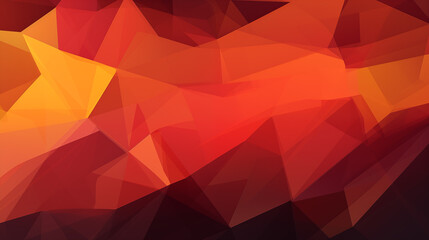 Obraz premium Vibrant Geometric Abstract Background In Warm Hues Of Red And Orange