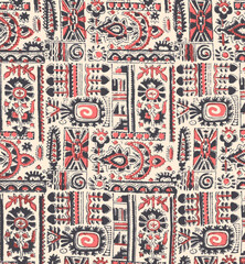 Ajrakh Pattern and block print and batik print Background digital printing textile pattern