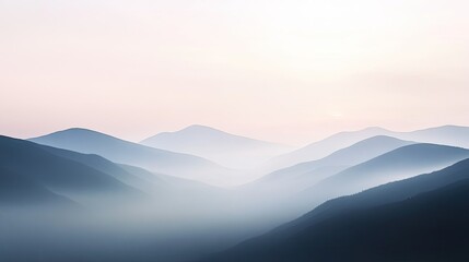 Minimalist wallpaper with a soft gradient from light to dark, creating a serene, calming atmosphere.