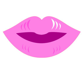 pink lips