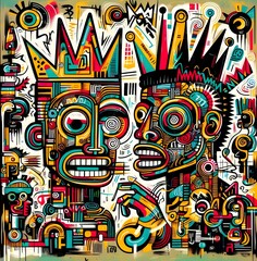 Obraz premium Vibraciones Urbanas: Ritmo y Arte