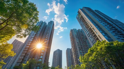 Fototapeta premium Real estate investment can contribute to community development, urban regeneration, and economic growth, providing both financial returns and social impact 