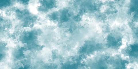 Beautiful dark gradient hand drawn by brush grunge background blue watercolor and bokeh paper texture. aqua painted texture close up, grungy design Elegant vintage grunge background texture.