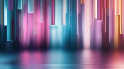 Abstract soft pastel colored gradient background,  3d render illustration banner