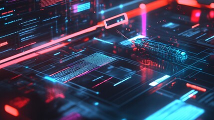 Fototapeta premium Digital Contract Signing Interface