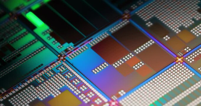 Silicon semiconductor wafer close-up. In electronics, a wafer also called a slice or substrate is a thin slice of semiconductor, a crystalline silicon, used for the fabrication of integrated circuits