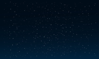 Galaxy background with bright stars on clear night sky