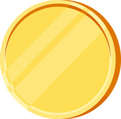 Gold Coin Isolated