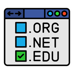 Domain registration Icon