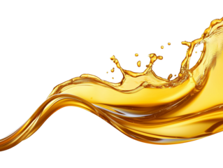Engine Oil Wave Splash Isolated on Transparent Background PNG
