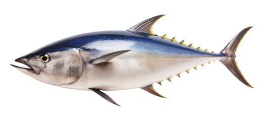Tuna Fish Isolated on Transparent Background PNG
