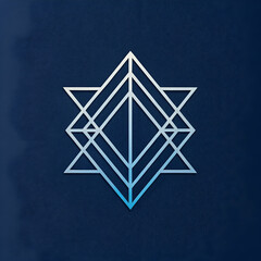 Modern luxury company logo design linear style