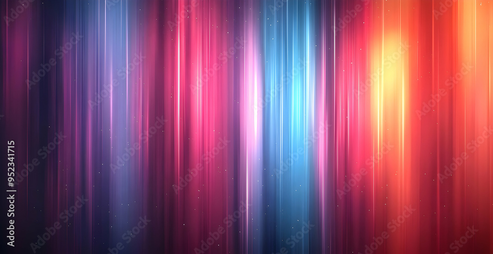 Poster Vibrant abstract background with colorful vertical stripes, creating a dynamic and energetic visual effect for design projects.