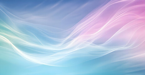 Fototapeta premium A soft abstract background featuring gentle waves of pastel colors, perfect for creative projects and calming visuals.