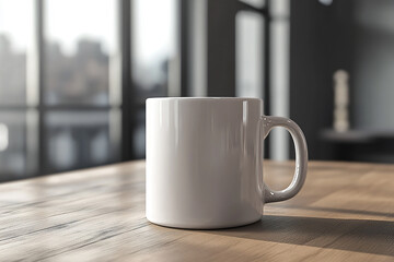 coffee mug mockup with attractive background generated by AI
